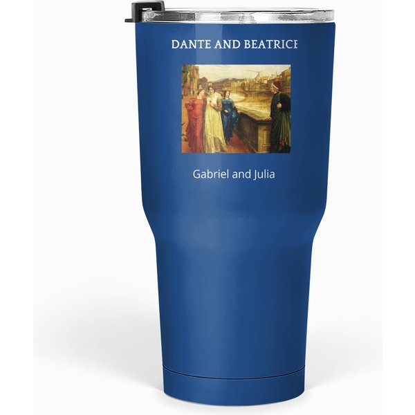 Love Relationship Of Dante And Beatrice Depicted In Gabriel's Inferno Tumblers 30 Oz-image
