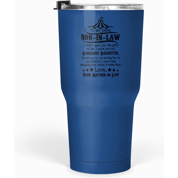 To My Dear Son-In-Law Mug Tumblers 30 Oz-image