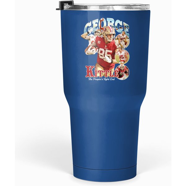 George Kittle Vintage Tribute Tumblers 30 Oz-image