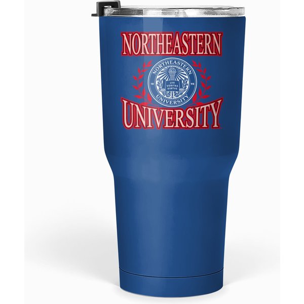 Northeastern Huskies Laurels Logo Officially Licensed T Tumblers 30 Oz-image