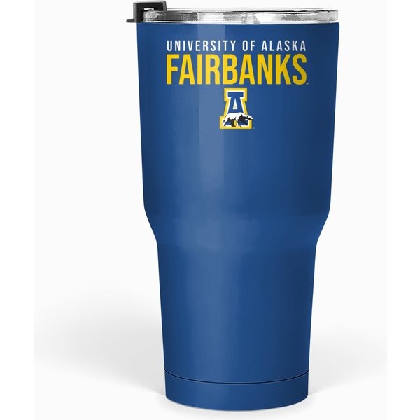 University Of Alaska-fairbanks Nanooks Stacked Tumblers 30 Oz