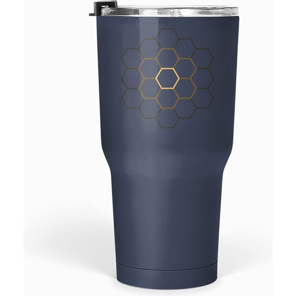 James Webb Space Telescope Jwst Nasa Tumblers 30 Oz Minimalist Space Exploration Mirror Array Honeycomb Hexagon-image