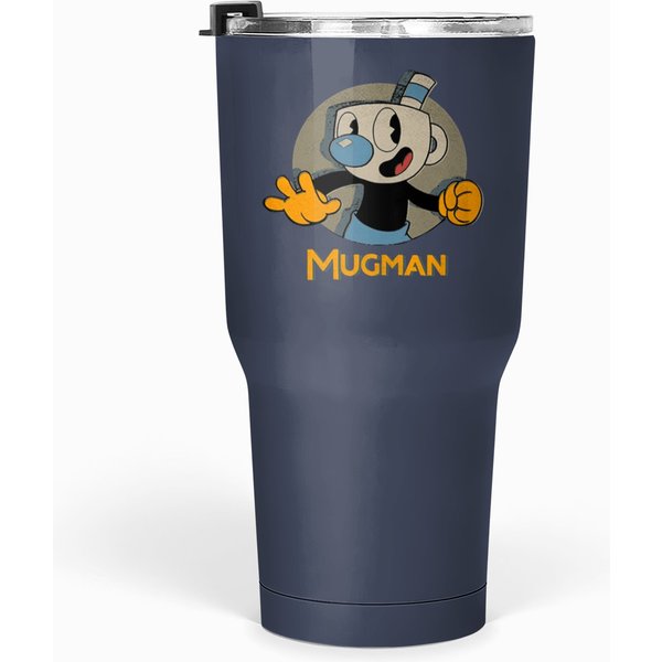 Cuphead Mugman Boy Beauty Art Tumblers 30 Oz-image