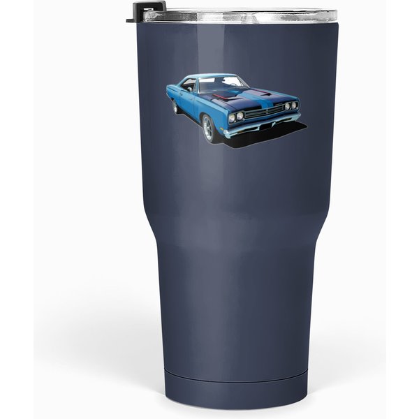1969 Plymouth Roadrunner In Blue Tumblers 30 Oz-image