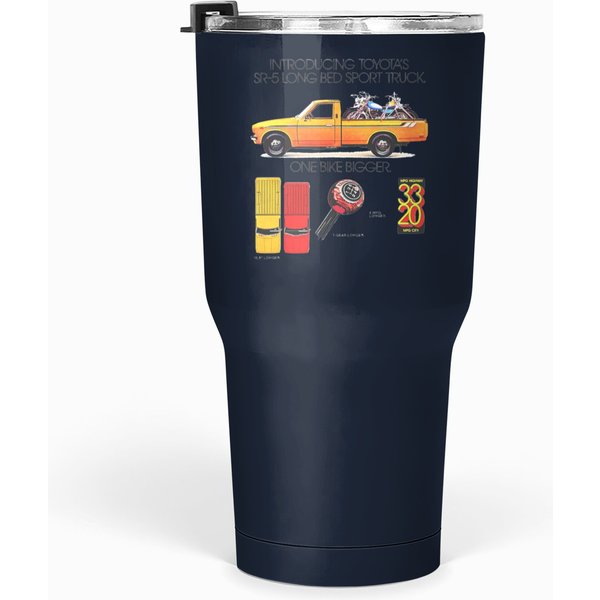 Vintage Toyota Trucks Ad Graphic Tumblers 30 Oz-image