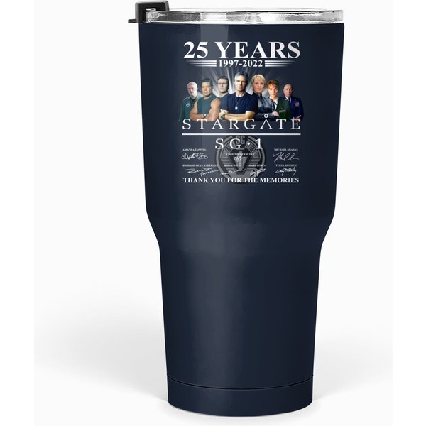 Stargate Sg1 25 Years 1997-2022 Thanks You For The Memories Tumblers 30 Oz-image