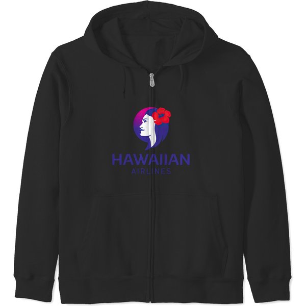 Hawaiian Airlines Zip Hoodies