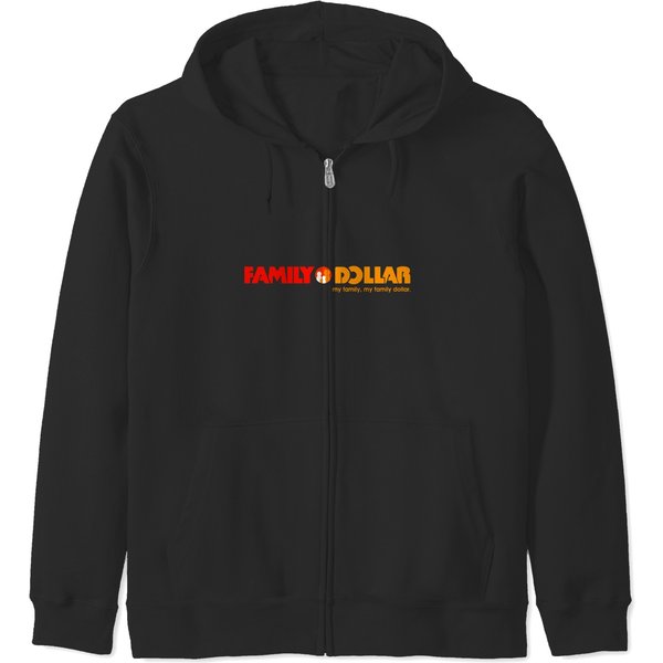Family Dollar-Logo Zip Hoodies-image