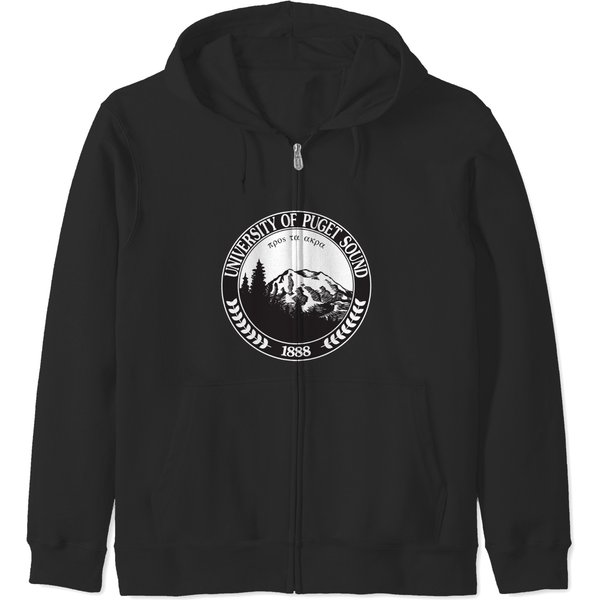 University Of Puget Sound Logo 1 Zip Hoodies