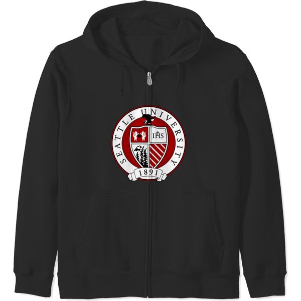 Seattle University Since 1891 Logo Zip Hoodies-image