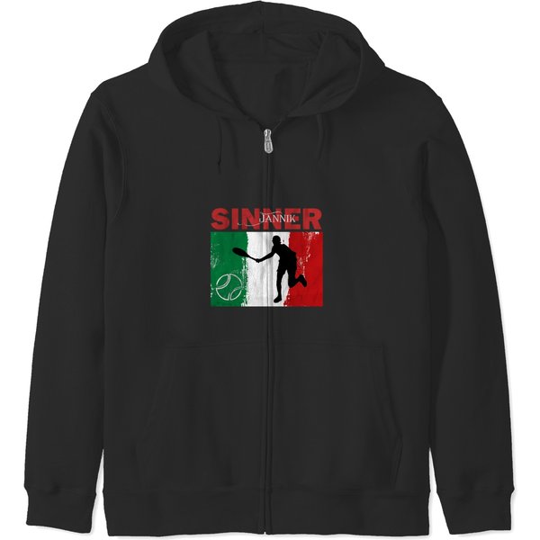 Jannik Sinner Zip Hoodies-image