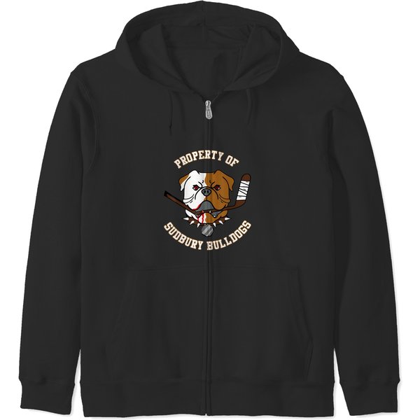 Property Of Sudbury Bulldog T Zip Hoodies-image