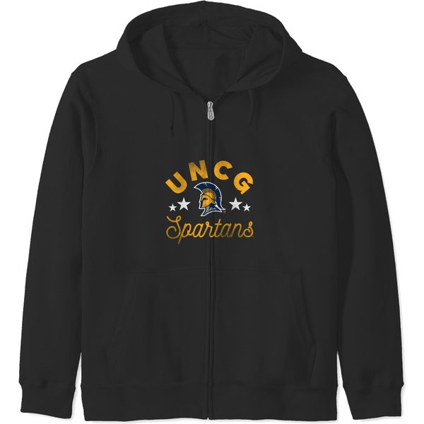 Unc Greensboro Uncg Spartans Logo Sweat Zip Hoodies-image
