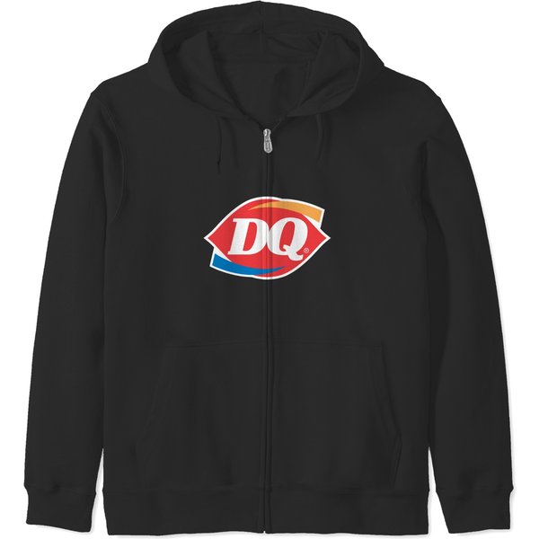 Dairyy Queen Dq Food Logo Rastaurant Chain Zip Hoodies-image