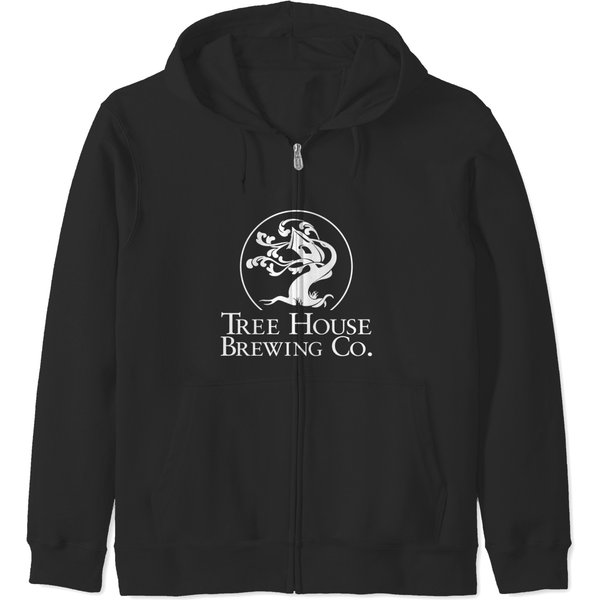 Beer Tree House Brewing Logo Black Zip Hoodies Zip Hoodies-image