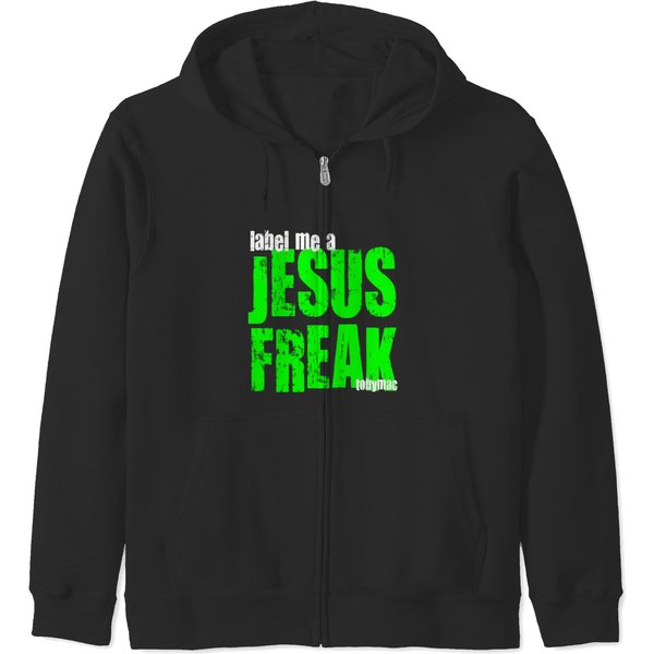 Tobymac Label Me A Jesus Freak Logo Classic Zip Hoodies-image