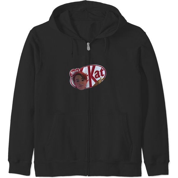Kit Connor Kitkat Funny Zip Hoodies, Heartstopper Zip Hoodies-image