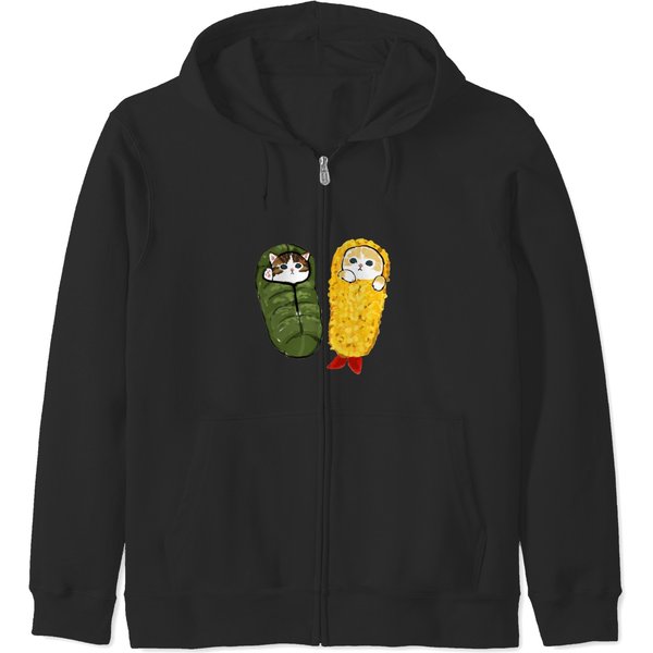 Mofu Sand Kawaii Drawings T- Mofusand Cute Babyfunny Zip Hoodies-image