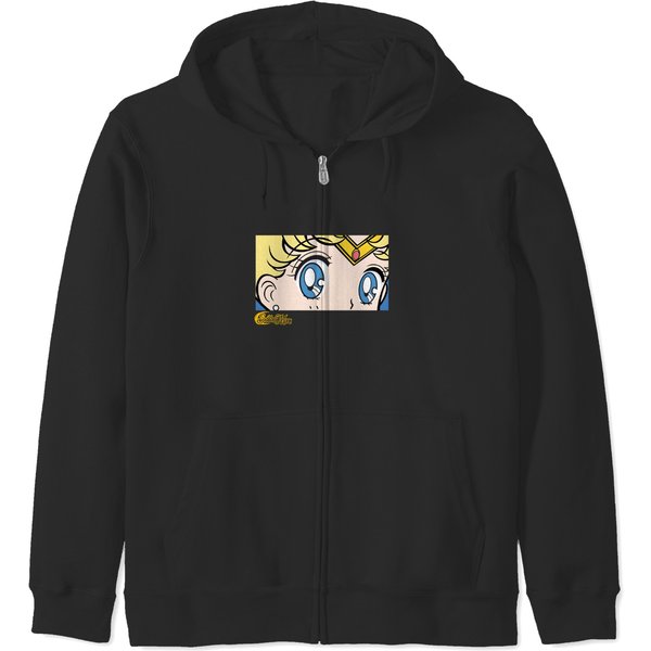 Sailor Moon Men's Officially Licensed Anime Her Eyes Graphic Zip Hoodies Zip Hoodies-image
