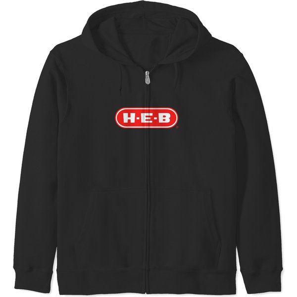 Heb Logo Zip Hoodies Food Restaurant Zip Hoodies-image