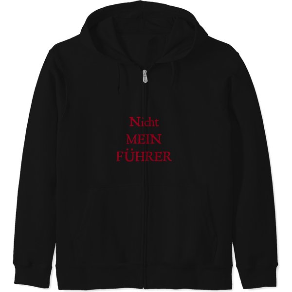 Nicht Mein FüHrer Zip Hoodies-image