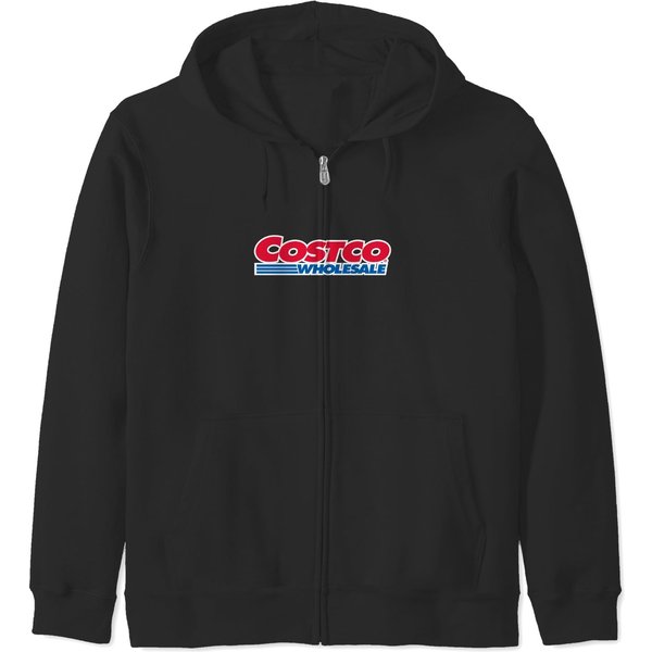Costcos Whilesale Logo Zip Hoodies Restaurant Zip Hoodies-image