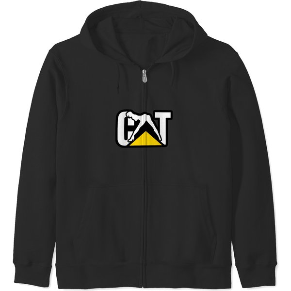 Cat Diesel Girl Zip Hoodies