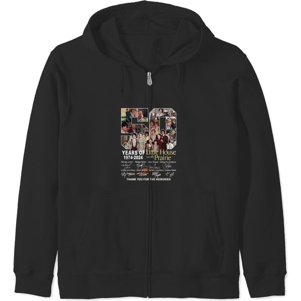 Little House On The Prairie Zip Hoodies - 50Th Anniversary Edition-image