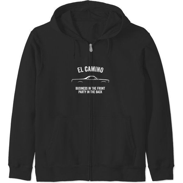 El Camino Slogan W Zip Hoodies-image