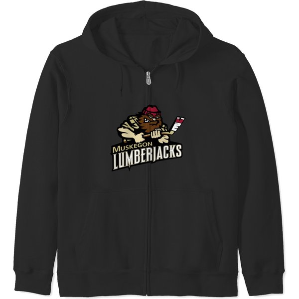 Muskegon-lumberjacks Zip Hoodies