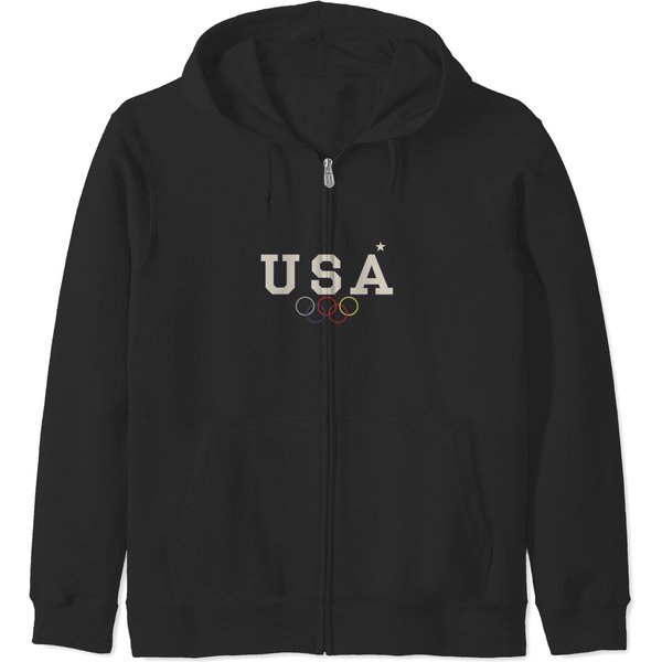 Paris France Olympics Zip Hoodies, Vacation In Paris, Gift For Travel Lovers