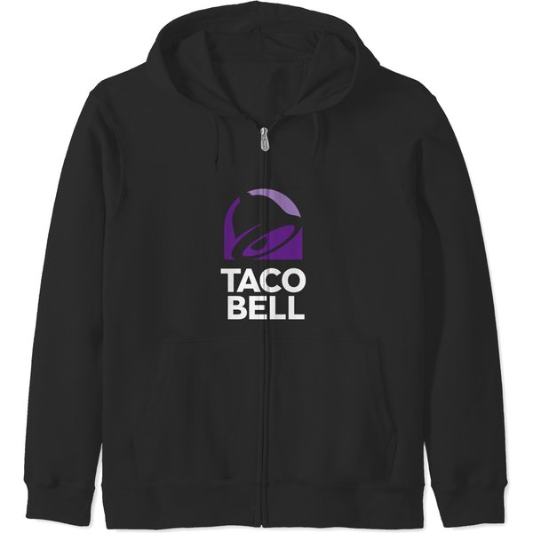 Tacoo Bell Food Logo Restaurant Chain Zip Hoodies-image
