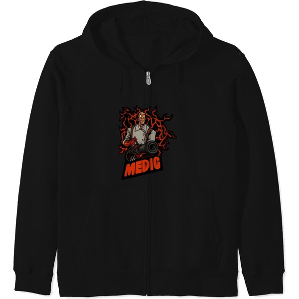 Medic Team Fortress 2 Zip Hoodies-image