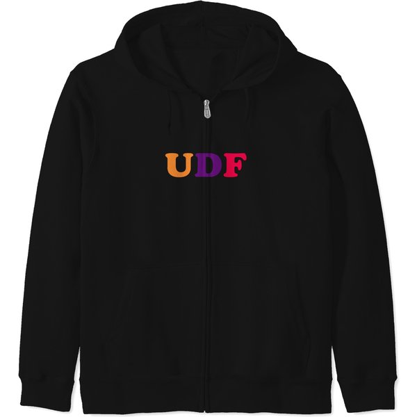 Udf United Dairy Farmers Food Logo Chain Restaurant Zip Hoodies-image