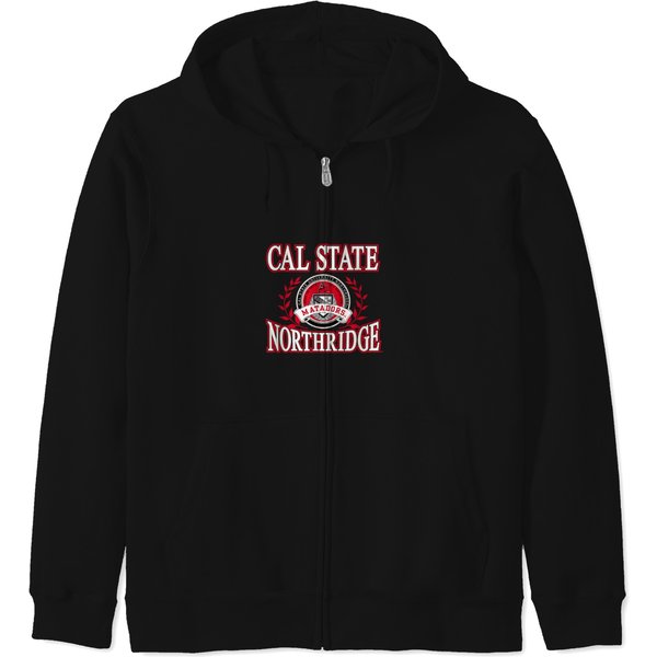 Cal State Northridge Matadors Victory Logo Zip Hoodies-image