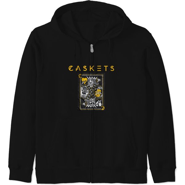 Caskets, Caskets Band, Caskets Lost Souls, Caskets Merch, Caskets Logo Zip Hoodies-image