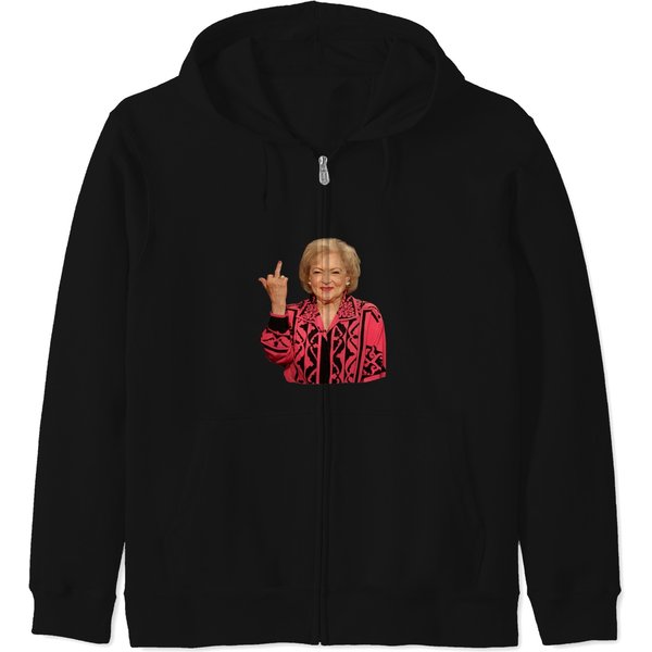 Betty White Classic Zip Hoodies