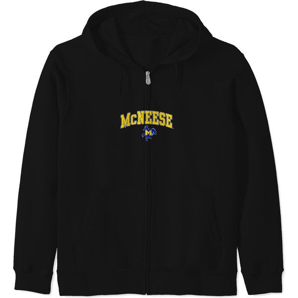 Mcneese State Cowboys Arch Over Blue Officially Zip Hoodies