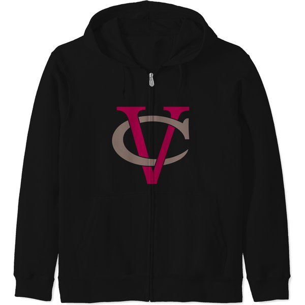 Vassar College, Vc Brewers Athletics Logo Zip Hoodies-image