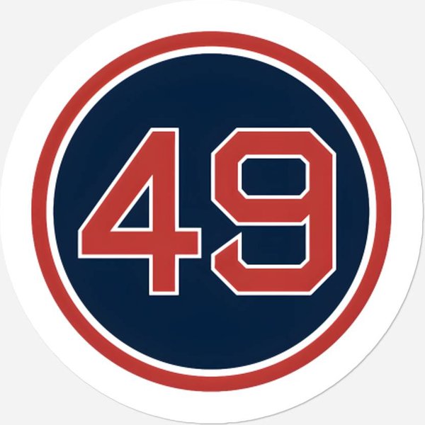 Tim Wakefield 49 Jersey Number 6+4+3=2 Boston Stickers-image