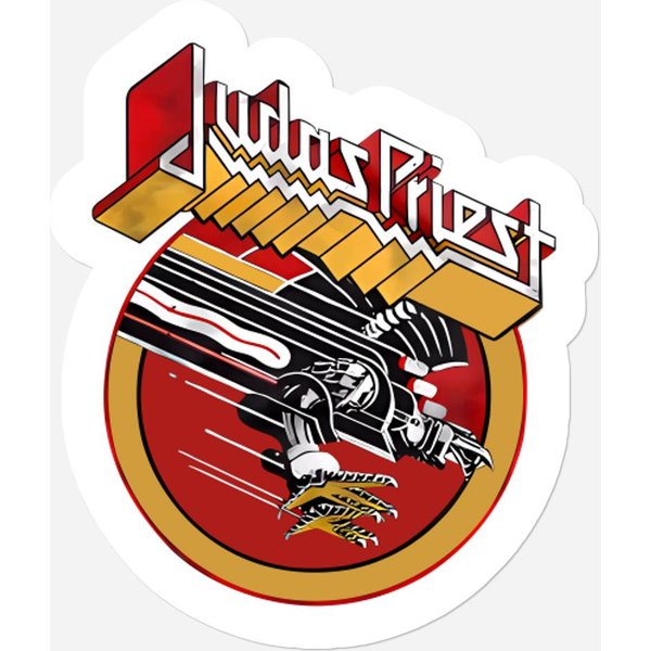 Judas Priest Sfv Solid Vintage Black Stickers-image