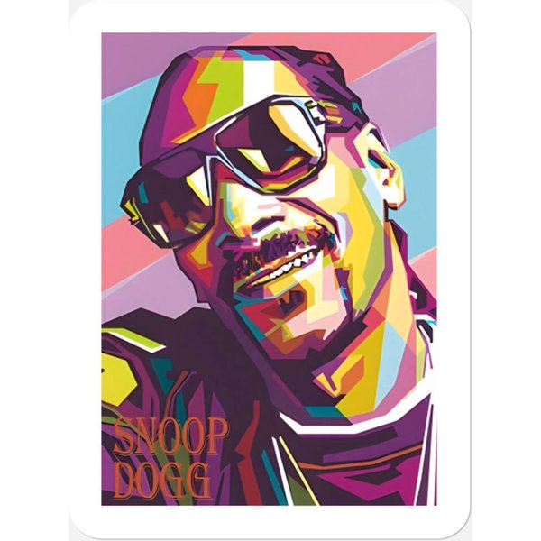 Snoop Dogg Stickers, Women Stickers, Men Stickers, Gift Stickers, Vintage Stickers, Famous Stickers-image