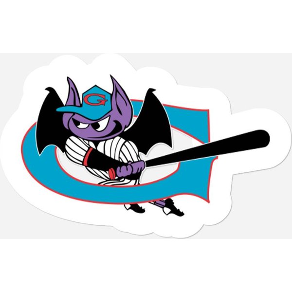 Game Of Greensboro Bats Baseball Stickers-image
