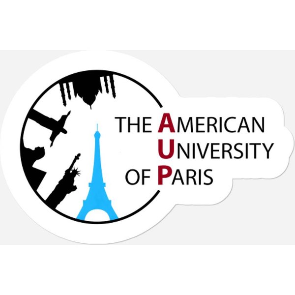 American University Of Paris 2 Stickers-image