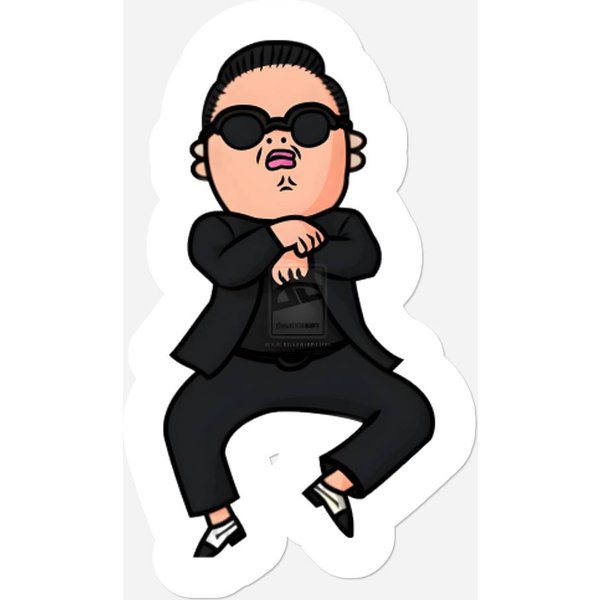 Gangnam Style Dance Op Stickers-image