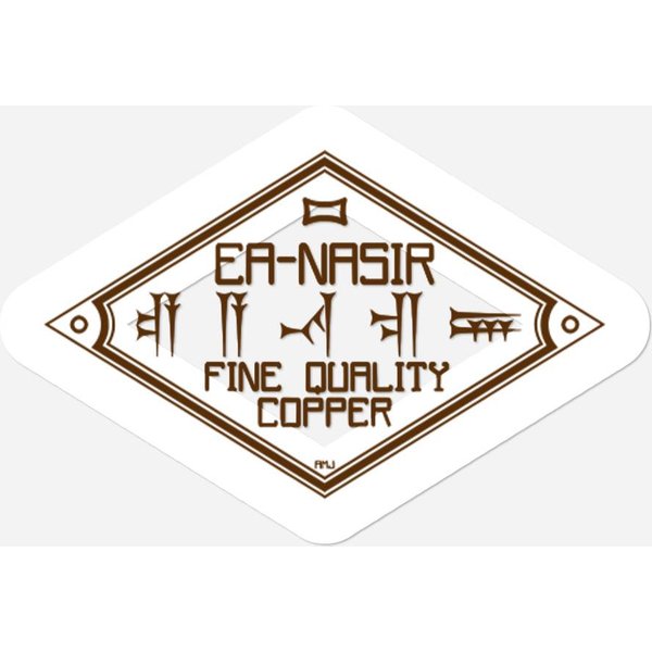 Ea-Nasir Fine Quality Copper Stickers-image