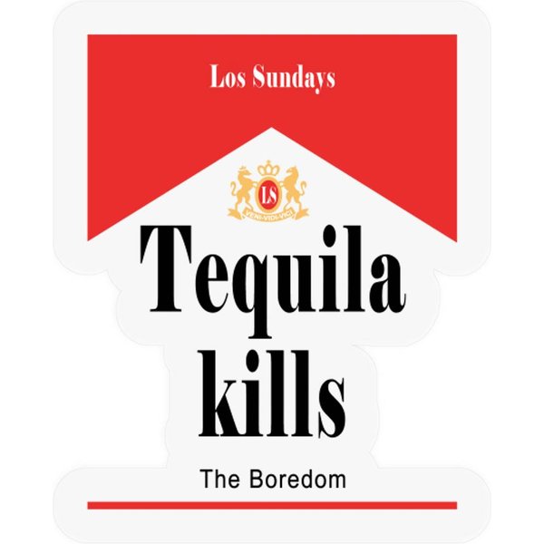 Los Sundays Tequila Kills The Boredom Stickers-image