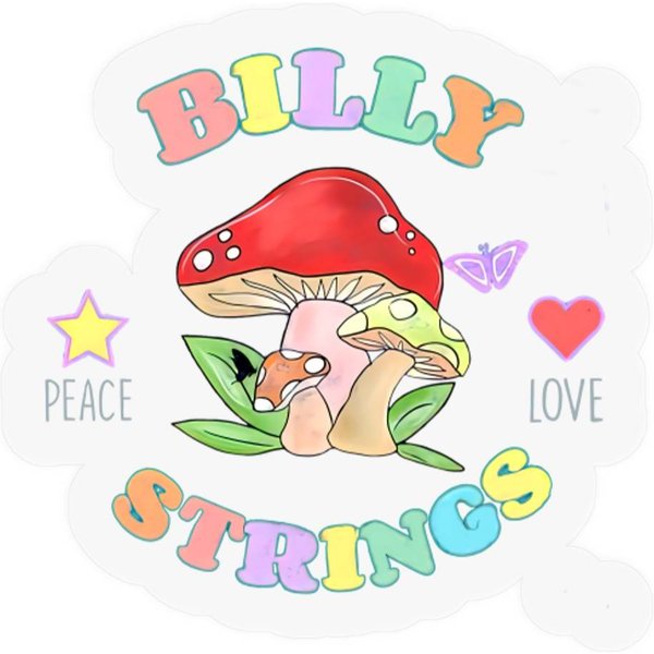 Billy Strings Stickers, Vintage Billy Strings Stickers-image
