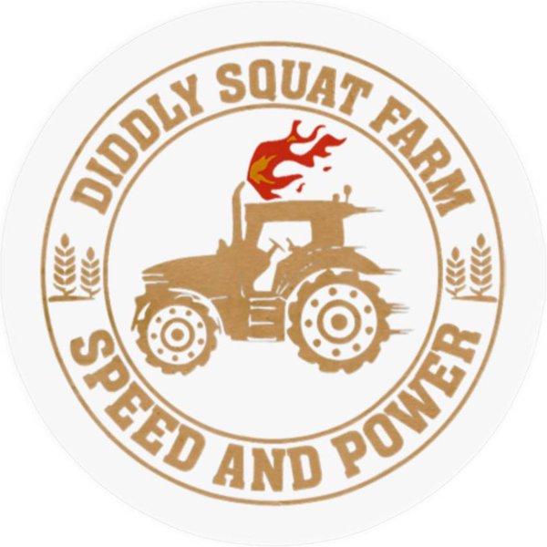 Perfect Tractor Design Diddly Squat Farm Speed And Stickers-image