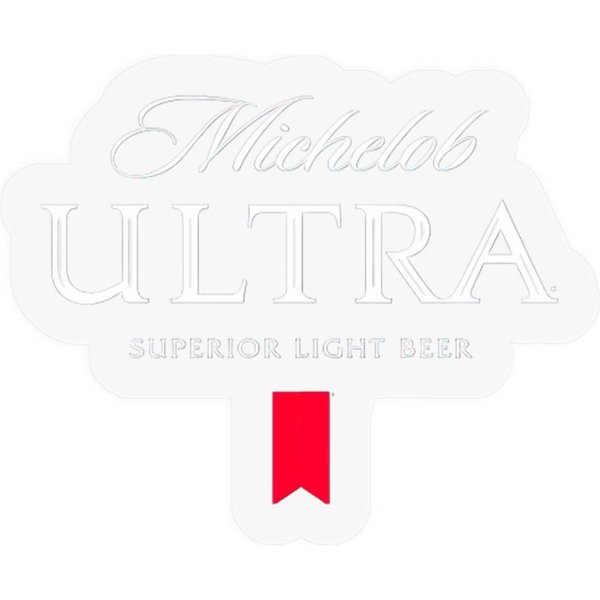 Michelob Ultra - White Stickers-image